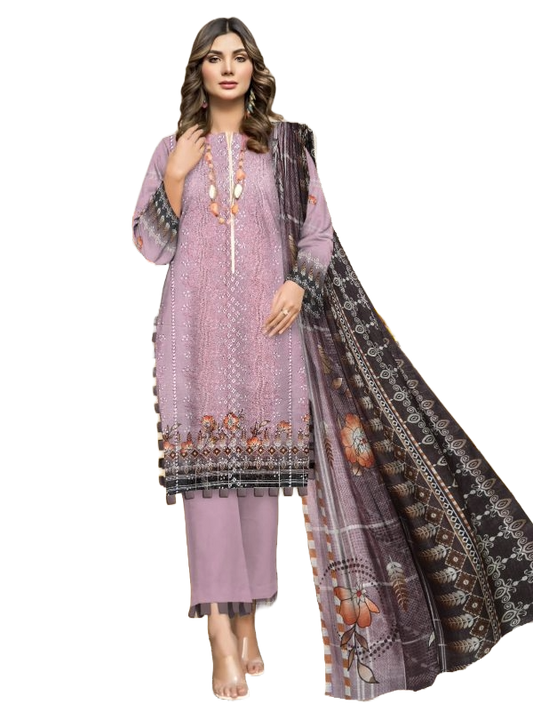 Nisha Designer Lawn Unstitched 3 Pieces Party Wear