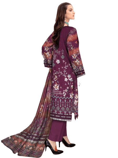 Munarq By Nisha Designer 3 Pieces Unstitched Party Wear